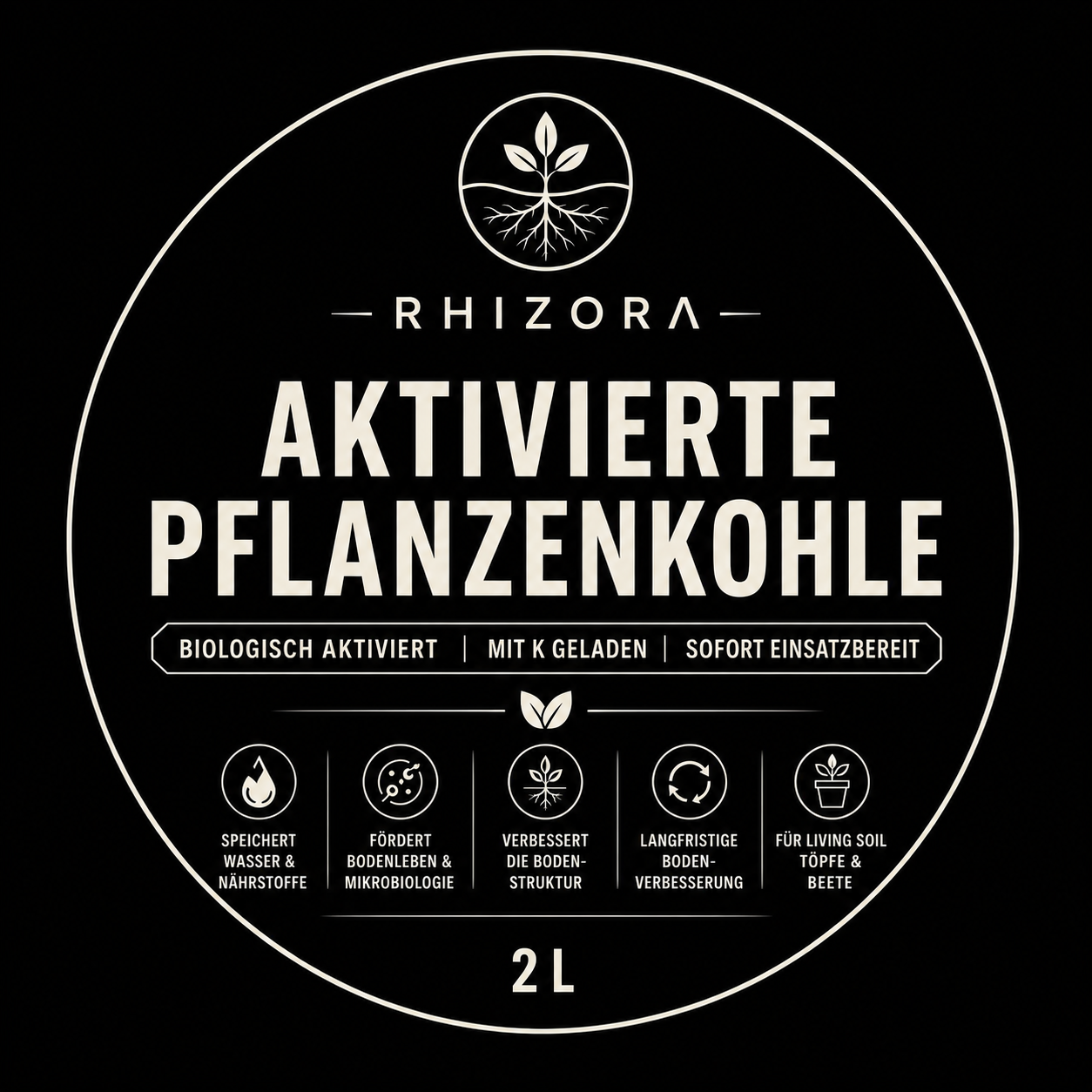 Aktivierte Pflanzenkohle